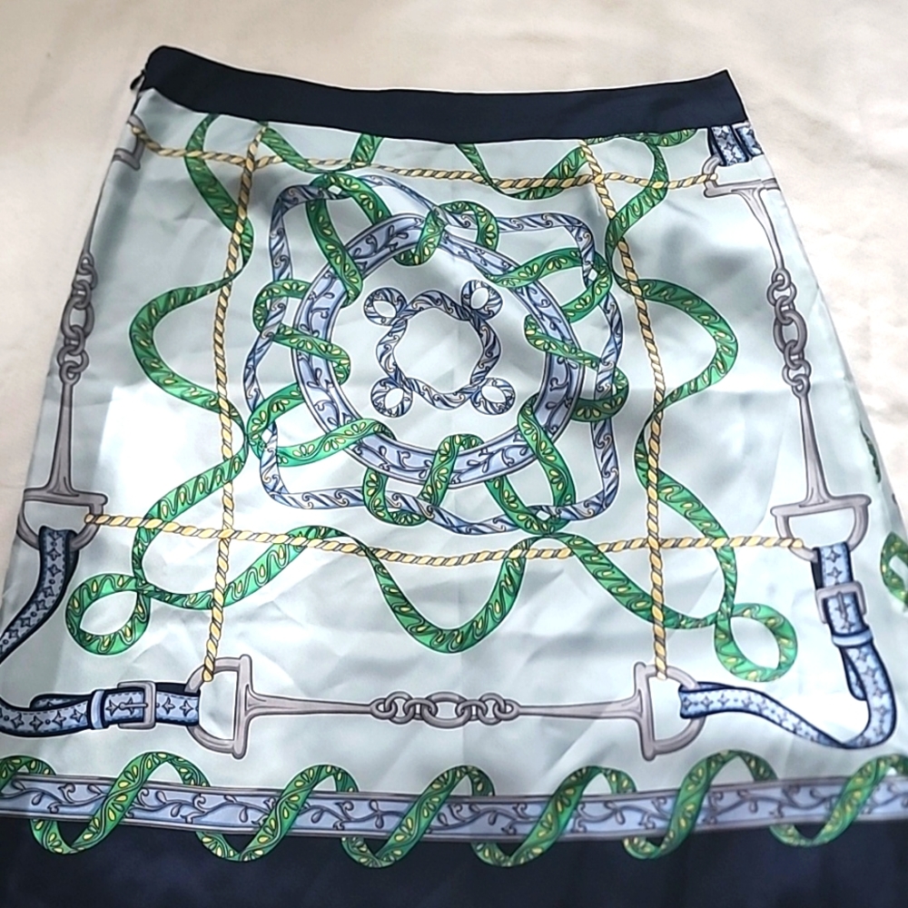 H by Tommy Hilfiger Silk print skirt